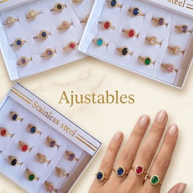 Anillos de piedras semipreciosas ✨ Aceptamos pago por transferencia 💳 - Img 122933884