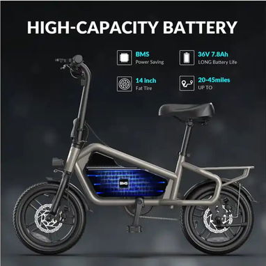 BICICLETA ELÉCTRICA / EBRIKE 5th / 14’ / BICIMOTO / MOTO ELÉCTRICA / BARATA / CON PAPELES / - 3/5