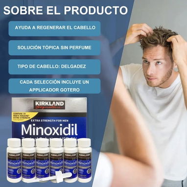 Minoxidil Kirkland 5% + jabón dermoprotector - Img 112826455