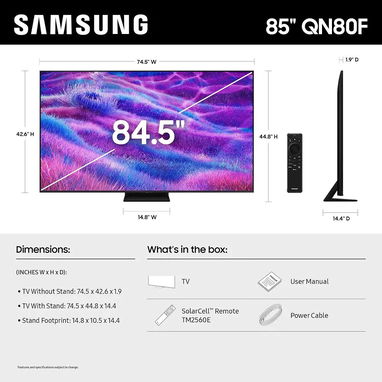SAMSUNG NEO QLED 85” 4K 2026 📺🔥 ✨ Samsung Neo QLED QN80F Series — 85”📲53321047 - 10/10