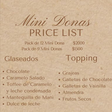 Mini Donas por encargo - 10/10
