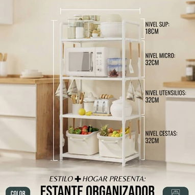 ✅️Estante organizador de cocina multiusos 27 USD - 2/2