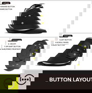 DeLUX Ratón silencioso vertical inalámbrico ergonómico, receptor USB de 2.4G, 3 niveles de DPI (800/1200/1600)  53274327 - Img 49791983