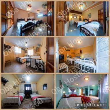 RENTA hostal de 6 habitaciones para 22 personas en el centro de  TRINIDAD con Qba Hostin 360 - 8/10