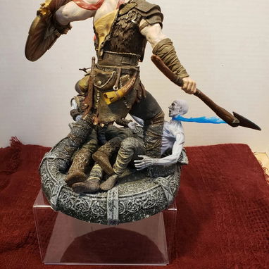 Estatua de Kratos y Atreus (God of War Mason Stone Collector Edition) - 3/3