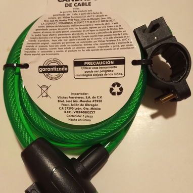 10usd- Vendo candado de acero para bici y moto - 2/2