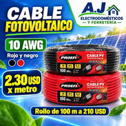 Cable Fotovoltaico 6 mm² (10AWG) PROEFIX - Img 56713645