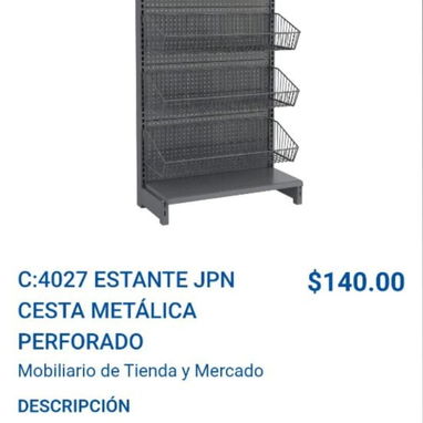 Estantes metálicos simples y dobles para su negocio - Img 120375192