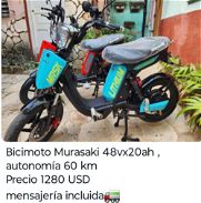 🔊 Disponible el mejor precio del mercado Bicimoto Murasaki en 1280 USD, mensajería gratis en la Habana - Img 45927148