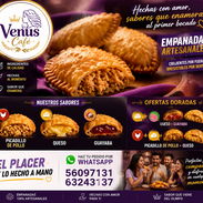 ✨👑 Del Olimpo a tu mesa… ✨ Empanadas artesanales hechas con amor, sabor y dedicación. 💜 Crujientes por fuera, irresist - Img 56457222