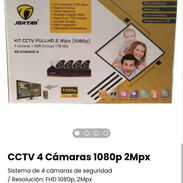 Sistema de cámara CCTV de 4 camaras + DVR incluido* cámara vigilancia de 1080p FHD/ camara seguridad a 2Mpx - Img 45454623