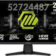 Monitor MSI de 24" GAMING, MAG 244F, Rapid IPS, Full HD, 200Hz - Img 55689475