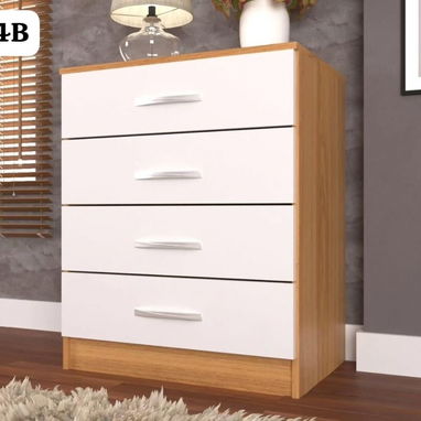 Gavetero de madera de 4 gavetas - Img 122928381