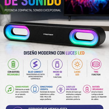 🔊¡Barras de Sonido Premier – Dos modelos disponibles! 🎶 🐻 - 2/2
