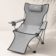Artículos para el hogar y esta Silla Plegable Reclinable para Playa y Camping con Reposapiés 💰 37 USD. 📞56249037 - Img 55945352
