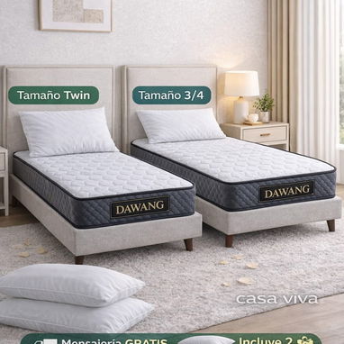 Colchón (+2 almohadas y mensajeria GRATIS) - Img 117252858