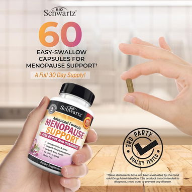 Apoyo Menopausia Herbal · BioSchwartz · 60 cáp - 9/10