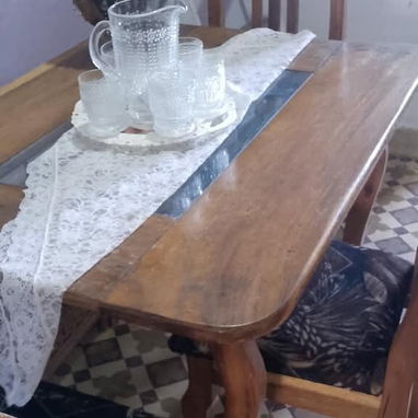 Vendo juego de mesa de madera de uso - 4/4