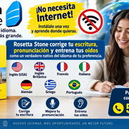 Si usted necesita aprender idiomas desde la comodidad de su hogar y a su propio ritmo Rosseta Stone es su solución. - Img 58007112