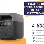 🚨 Estación de Energía marca EcoFlow DELTA 3 -1024Wh (1800AC / 3600W)🚨 - Img 57114414