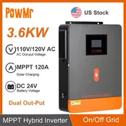 ⚡🔋 INVERSOR SOLAR HÍBRIDO POWMR 3.6KW 24V MPPT 120A DISPONIBLE 🔋⚡ - Img 55316316