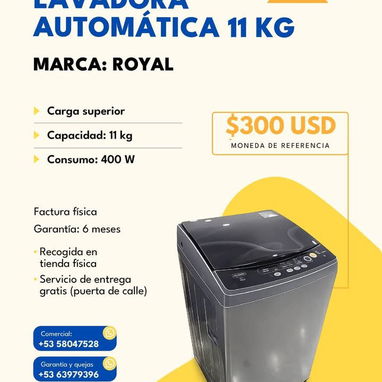 RODIMAX SURL,Electrodomesticos Marca Royal,Factura y Certifico de Garantia Impreso,Mensajeria,pago en cup - Img 120283286