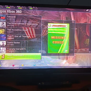 Xbox360 pirateado 250gb de almacenamiento,  47 juegos , 2 mandos - 2/6