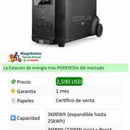 Ecofrow Delta Pro Estacionde energía( un mes de garantía) 💯💢💥 - Img 56563386