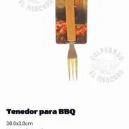 Vendo tenedor para BBQ. Mango de madera. - Img 55507394