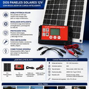 Kit Solar Completo// 2 paneles+ Regulador// 90 USD - Img 56977939