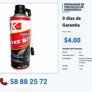 REPARADOR DE PINCHAZOS DE EMERGENCIA VPT-0403 - Img 55993089