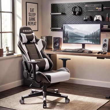 Silla Gamer Homall / S-RACER Ergonómica - NUEVA - $140 - 2/3
