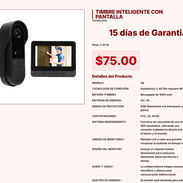 Timbre Inteligente X8 con Pantalla LCD: Comunicación Clara por $75 VPT#-0331 - Img 55438298
