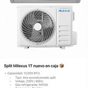 Split Milexus 1T nuevos en caja - Img 55700278