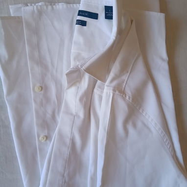 Camisa blanca de mangas largas talla L Marca Perri Ellys - 2/4