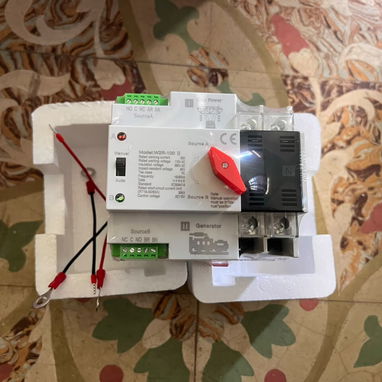 Interruptor de Transferencia Automática (ATS) - AC 110V, 2P, 63A - 2/2