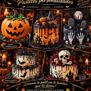 🎃🍰 PASTELES PERSONALIZADOS PARA HALLOWEEN | DISEÑOS EXCLUSIVOS Y POR ENCARGO 🕷️🎂 - Img 58154436