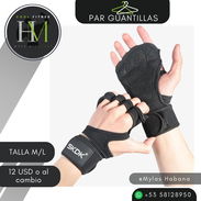 Guantillas para ejercicio unisex negras - Img 56752787