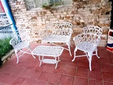 Juegos de terraza de sofá con butacas y mesa de centro - Img main-image
