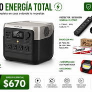🔋⚡ COMBO EcoFlow River 2 Pro 768Wh + Extras ⚡🔋 *Envío Disponible en La Habana + 15 Días de Garantía* - Img 53765243