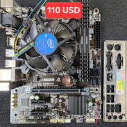 Gigabyte H110M-S2H Micro. I5-7400 Ram. 16GB. Corsair 8GBx2-2400MHz 110USD - Img 53548033