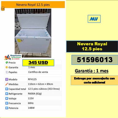 MV-622-Neveras...51596013...Transporte costo adicional - Img 123290546