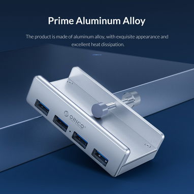 REGLETA USB MARCA ORICO 3.0 (4 PUERTOS) CON ALIMENTACION DE ENERGIA NEW A ESTRENAR 59251731 - Img 97800605