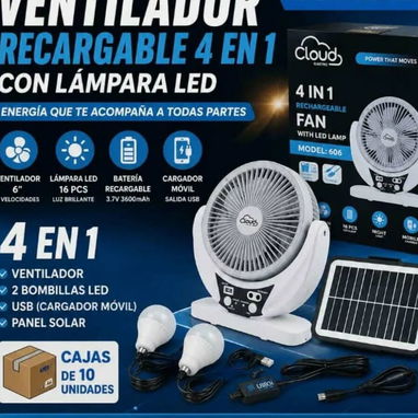 ventilador portatil recargable - Img 126437074