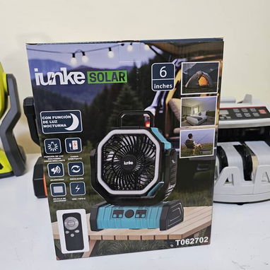 Ventilador Recargable JUNKE SOLAR T062702 - 3/3