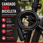 CANDADO PARA BICICLETA CON CABLE REFORZADO - Img 45434509