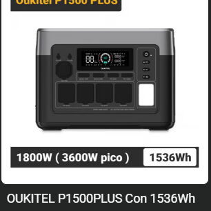 Estaciones de Energia Marca OUPES y Oukitel P0934-AV005 - 5/6