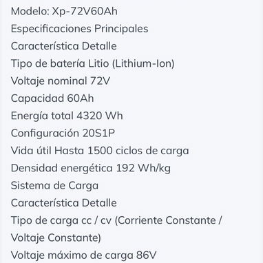 Batería para moto eléctrica o triciclo - 2/3