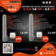 🌊 BOMBAS SUMERGIBLES USK 1.6 - 2.3HP. MENSAJERÍA CON FACTURA Y GARANTÍA. TLF 44833699 - Img 51081578