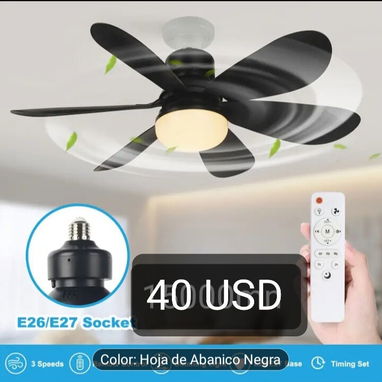 Ventilador de techo y lámpara - Img 118422029